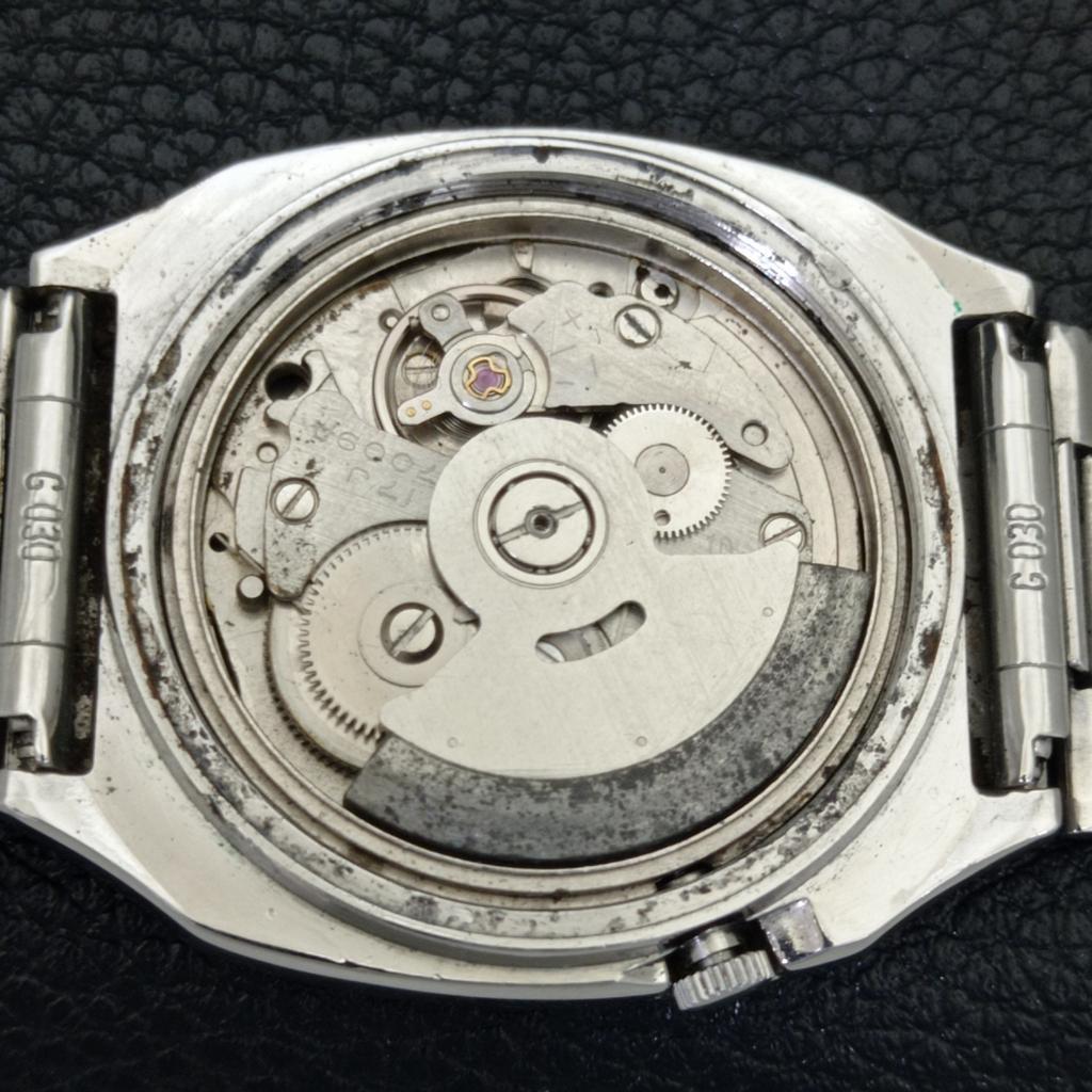 GENUINE VINTAGE SEIKO 5 AUTOMATIC 7009A JAPAN MENS ORIGINAL DIAL WATCH a702421-5 R124-a702421