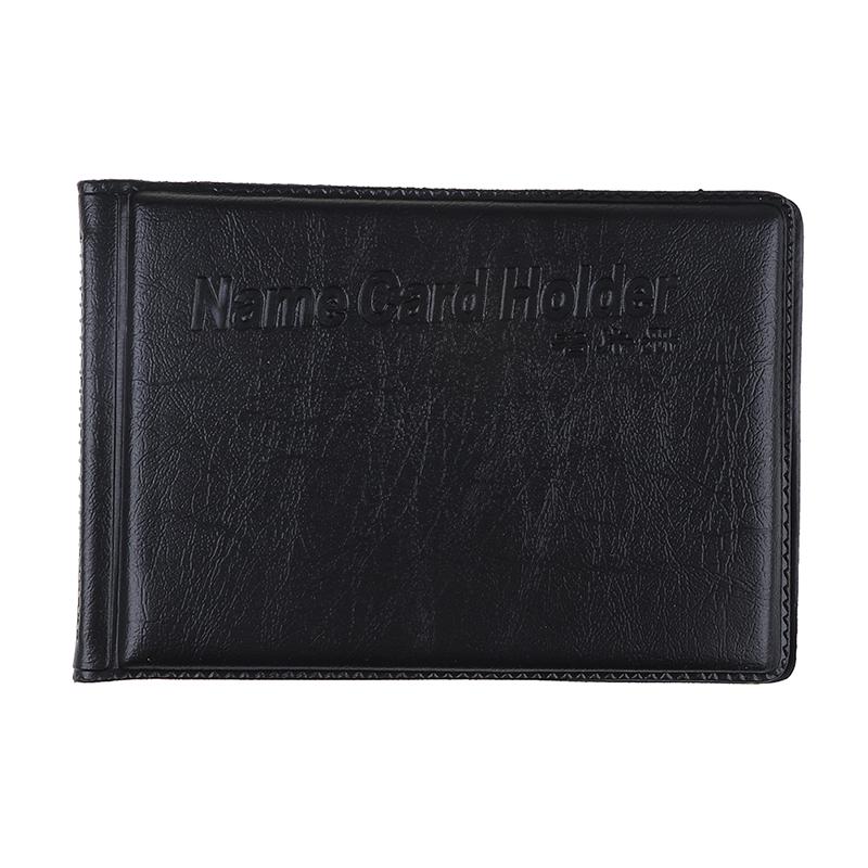 Leder 40 Karten Handelsname Ausweis Kreditkartenbuch Hülle Halter Organizer