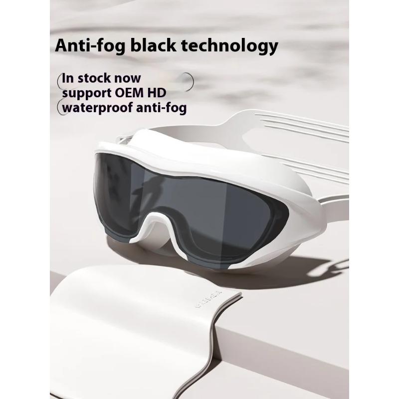 Swimming Goggles Adult HD Waterproof Anti-fog Large Frame Swimming Goggles for Men and Women Professional Diving Equipment