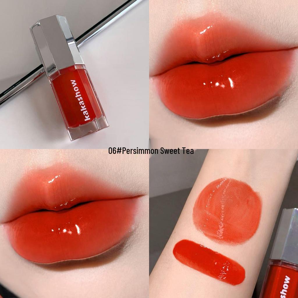 Kakashow Clear Mirror Lip Glaze: Glossy, Fair-Enhancing, Long-Lasting, Affordable Lip Gloss for a Natural Look.