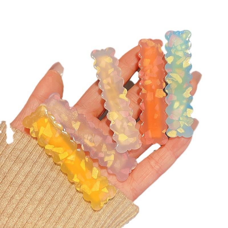 Korean Sweet Texture Wavy Duckbill Hairpin Clip