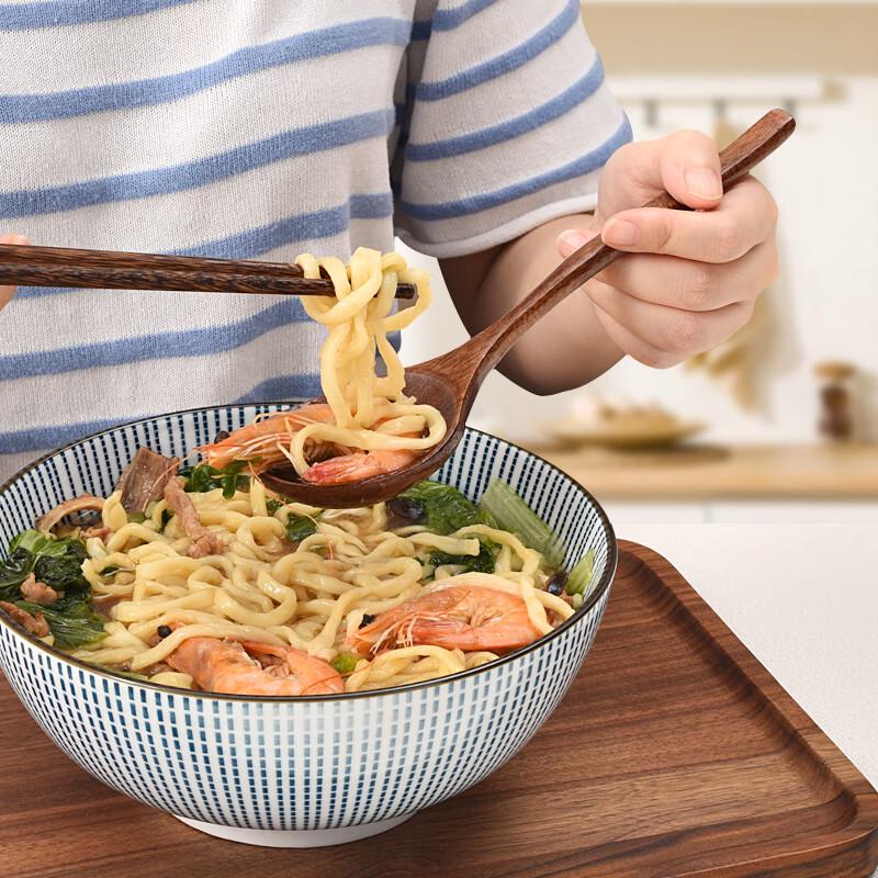 Japanese Style Wooden Long-Handled Spoon