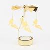 Gol2026 Christmas Tree Snowman Santa Birthday Angel Fairy Spinning Rotating Carousel Candle Holder Tealight Drop Shipping