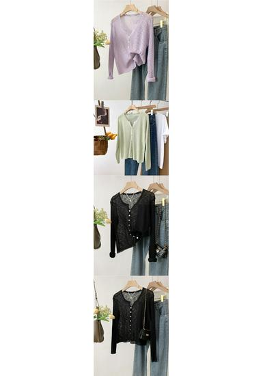 Bamboo Linen Sun Protection Cardigan - 2026 Summer Lightweight Knit for Women