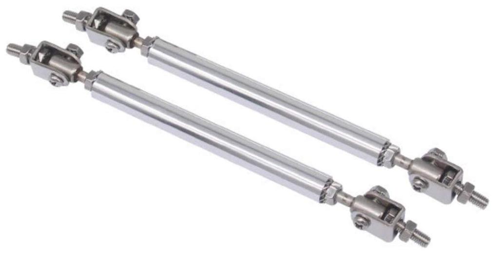 [RedRay] Lip Spoiler Connection Rod, Set of 2 (150, Silver)