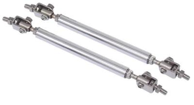 [RedRay] Lip Spoiler Connection Rod, Set of 2 (150, Silver)