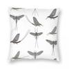 Mayfly Insect Square Pillowcase Polyester Linen Velvet Creative Zip Decorative Pillow Case Home Cushion Cover