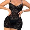 Sultry Lace Trim Hip-Hugging Lingerie
