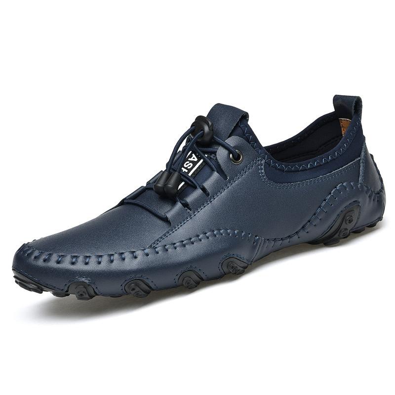 Fußballschuhe in großen Größen, weiße Sneaker, Herren-Flats, weiche Sohlen, Fahr-, Freizeit- und Komfortschuhe, Verkaufsschlager