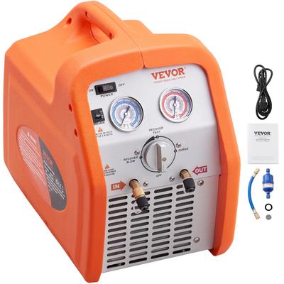 Portable 3/4 HP Refrigerant Recovery Machine - AC Recovery Machine with High Pressure Protection 220-240V 60Hz Recovery Machine HVAC for Vapor