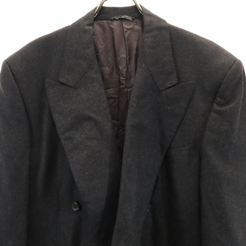 Fendi Made In Italy Double Tailored Jacket 50 Charcoal Gray Men's Used