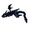 3D Printed Winged Dragon Articulated Dragon Fidget Toy with Horns Dragon Model with Flexible