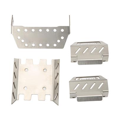 Θωράκιση Σασί RC Ανοξείδωτο Ατσάλι Θωράκιση Προστασίας Αμαξώματος RC Αξεσουάρ για YK4102 YK4103 YK4082 1 8 1 10 RC Αυτοκίνητο