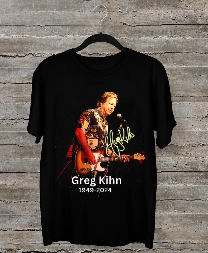 

THE GREG KIHN BAND Greg Kihn 1949-2024 Black Size Shirt CO08 4XL