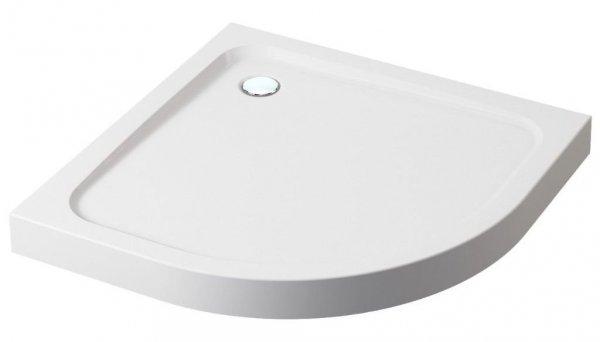 Receveur de douche semi-circulaire Ringo 80x80x2x12 fond lisse