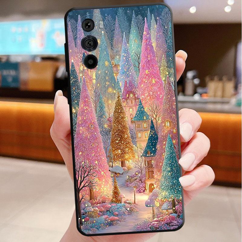 Phone Case For Motorola Edge 50 40 Pro 60 50 40 30 Ultra Neo Fusion Moto G Play G Stylus G Power G Christmas Tree