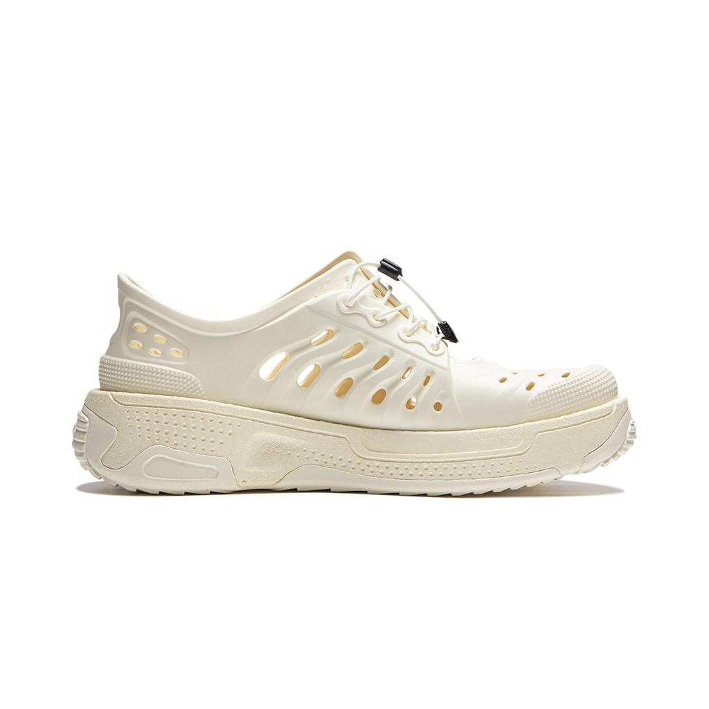 Li Ning Pangu Trek Fashion Trend Comfortable Stream Shoes Unisex Shoes Off-White AZSU023-1