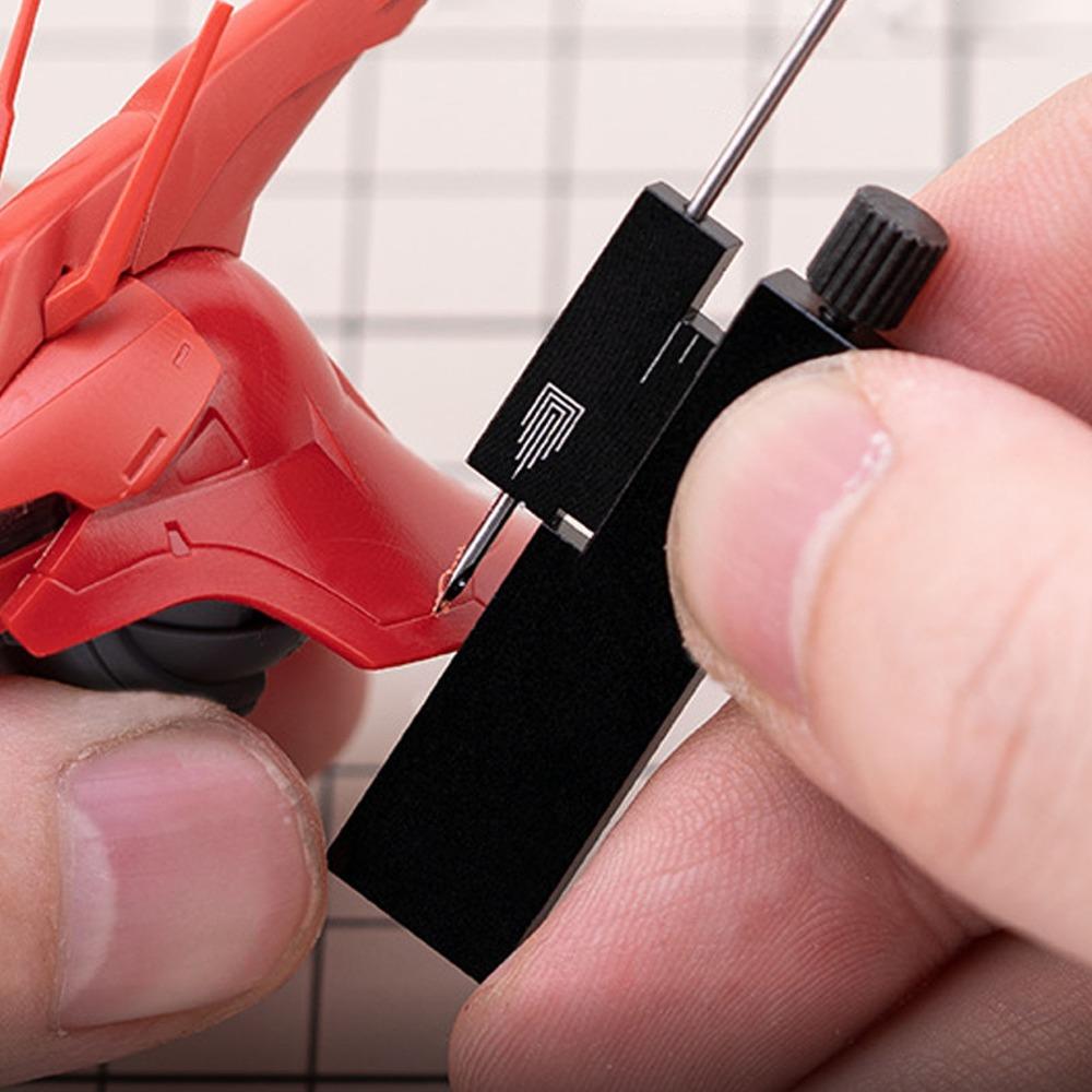 Tungsten Steel Blade Model Carving Ruler Aluminum Alloy Adjustable Scribing Ruler  Model Crafting
