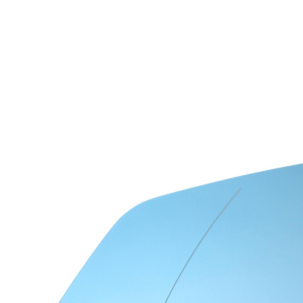 BMW 5 F10 / F11 2009- HEATED BLUE mirror insert left