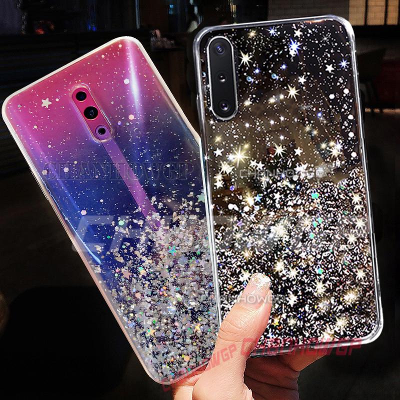 Fashion Bling Stars Case For OPPO F11 Pro F9 F7 A1K Phone Cases