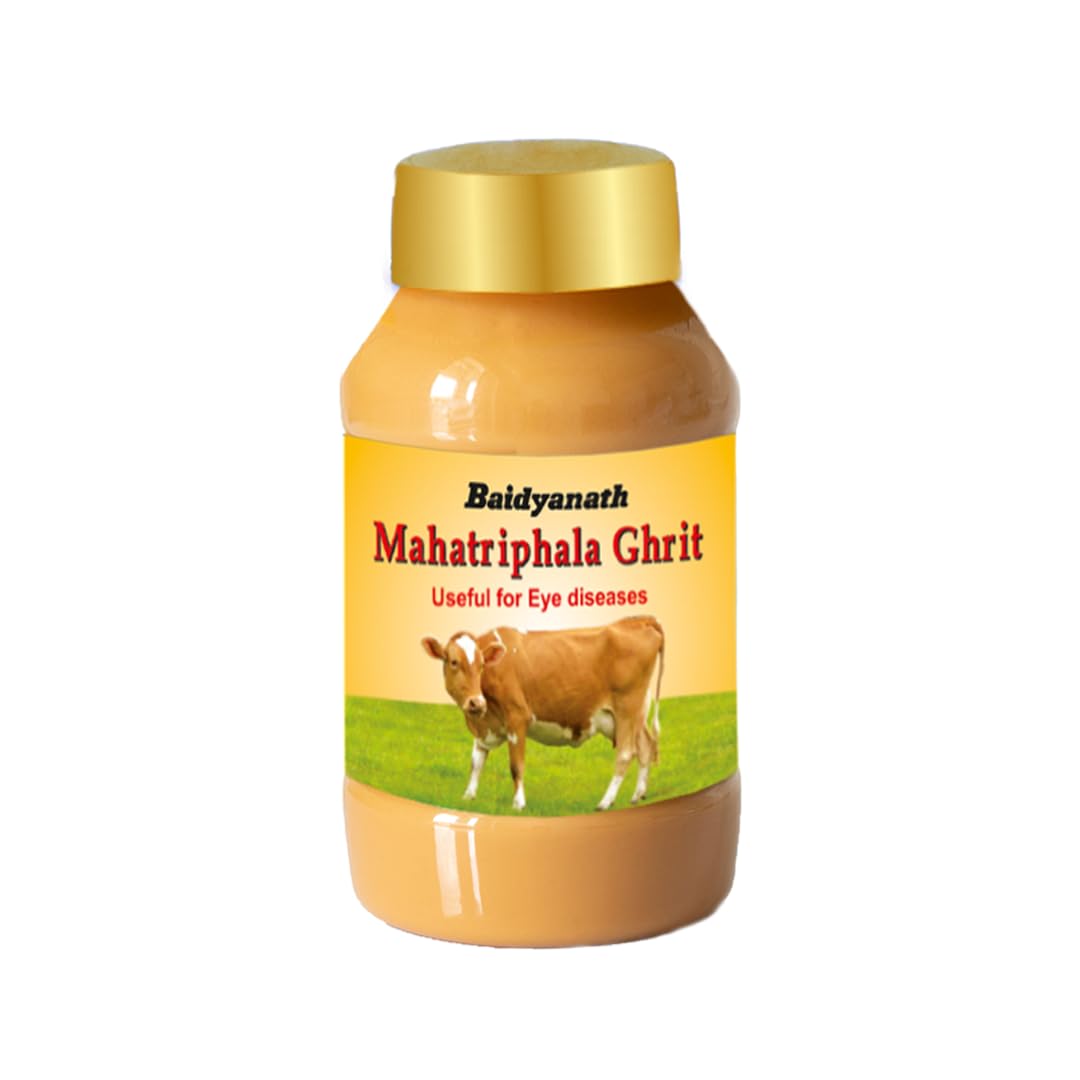 

Baidyanath Mahatriphala Ghrita 100g Ayurvedic Eye Care Formula With Triphala Vasak Nilophar For Eye Strain Dryness And Overall Eye Wellness