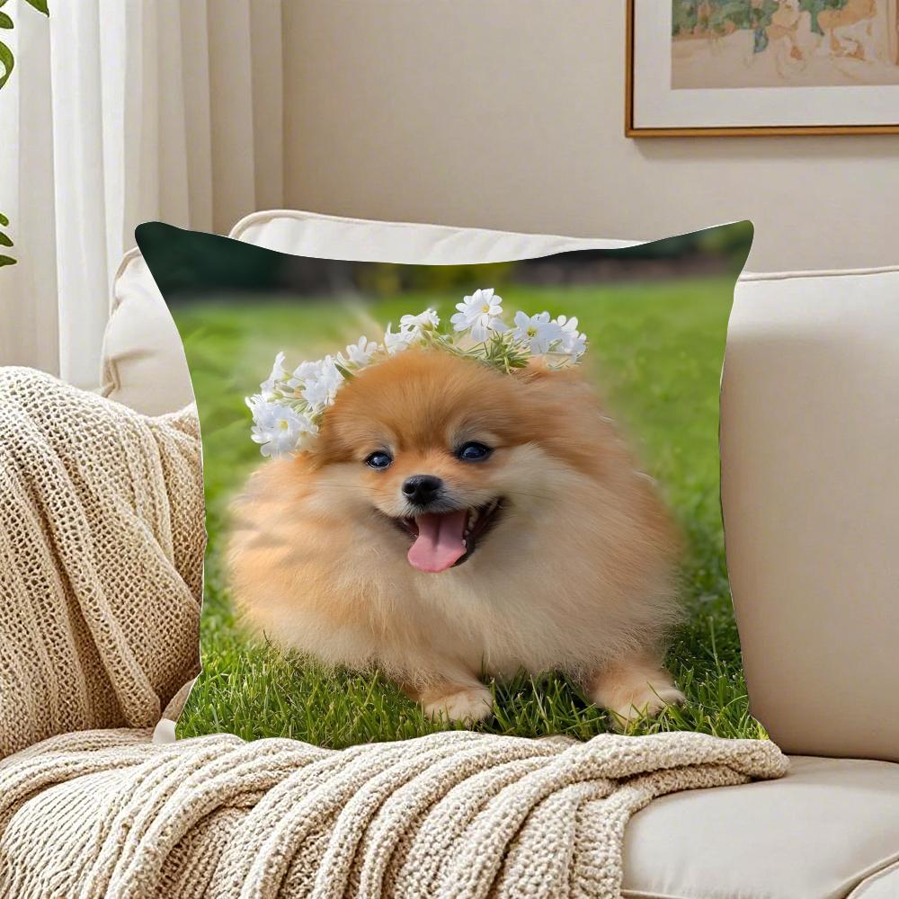 NICE CUTE Shiba Inu Dog Cushion Cover Pillowcase Antidustmite Living Room Sofa Decor Cushion Room