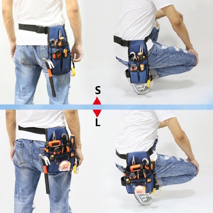 Hardware Tool Storage Belt Bag Pouch Multifunctional Electrician Tool Bag with Adjustable Waist Belt Tool Storage Pouch