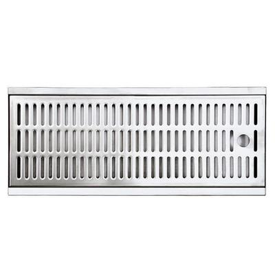Abtropfschale - ICH-ZAPFE.DE - 500x200x27mm - Verchromter Stahl - Praktisch und leicht zu reinigen
