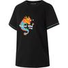 Li Ning Table Tennis Series Animal Letter Round Neck Comfortable Breathable Versatile Short Sleeve T-Shirt Unisex T-Shirts AHSUE86-1