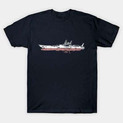Space Battleship Yamato Mens Summer 100 Cotton Short Sleeve ONeck Unisex T Shirt New Size S3XL