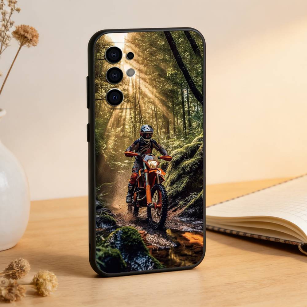 

Motorbike Cool Kid Phone Case Black Silicone Soft For Samsung S25,S24,S21,S22,S23,S30,Ultra,S20,Plus,Fe,Lite Samsung S25Plus