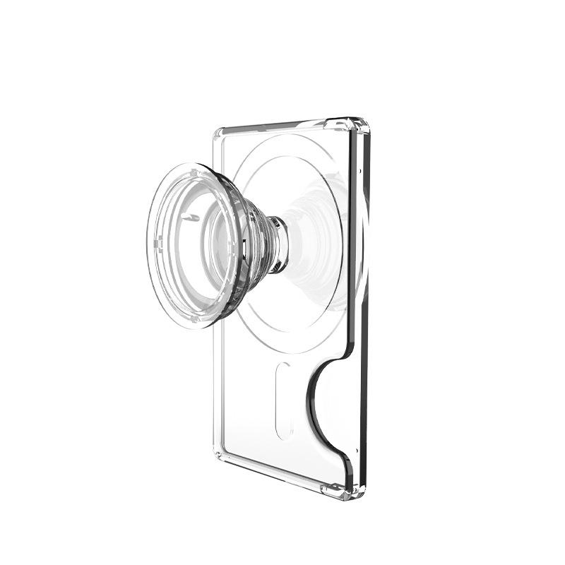 Porta e Supporto Magnetico per Carte Mobile Apple - Contiene 3 Carte, Storage Invisibile