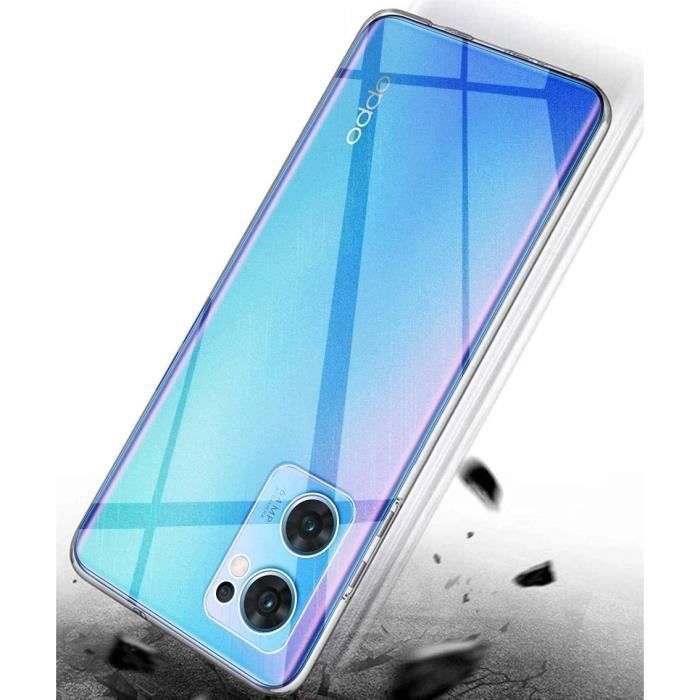 Case for Oppo Reno 7 5G - Phonillico - Transparent TPU Silicone - Flexible Protection - Ultra Slim