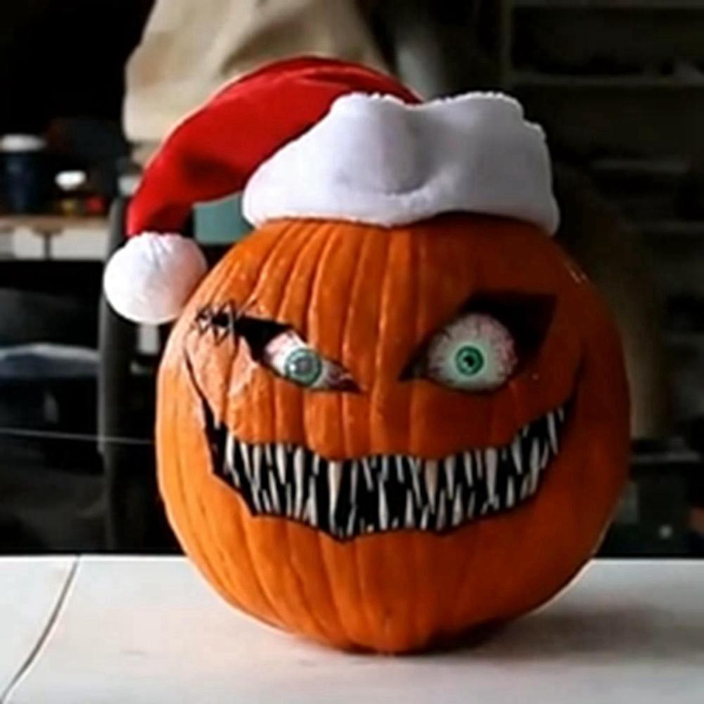 ABWR-Snedögd Pumpa Prydnader Harts Hantverk Dekorationer Bar Halloween Dekorationer För Vardagsrum, Sovrum, Kontor