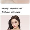 Women's Zodiac Year of the Horse 2026 Red Push-Up Wire-Free Bra with Wrap-Around Thin Straps