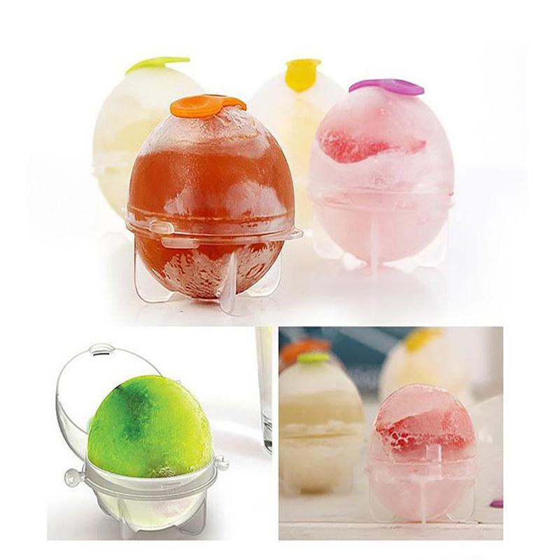 Fruits Cube Tray Freeze Mould Jelly Pudding Silicone Colorful Ice Ball