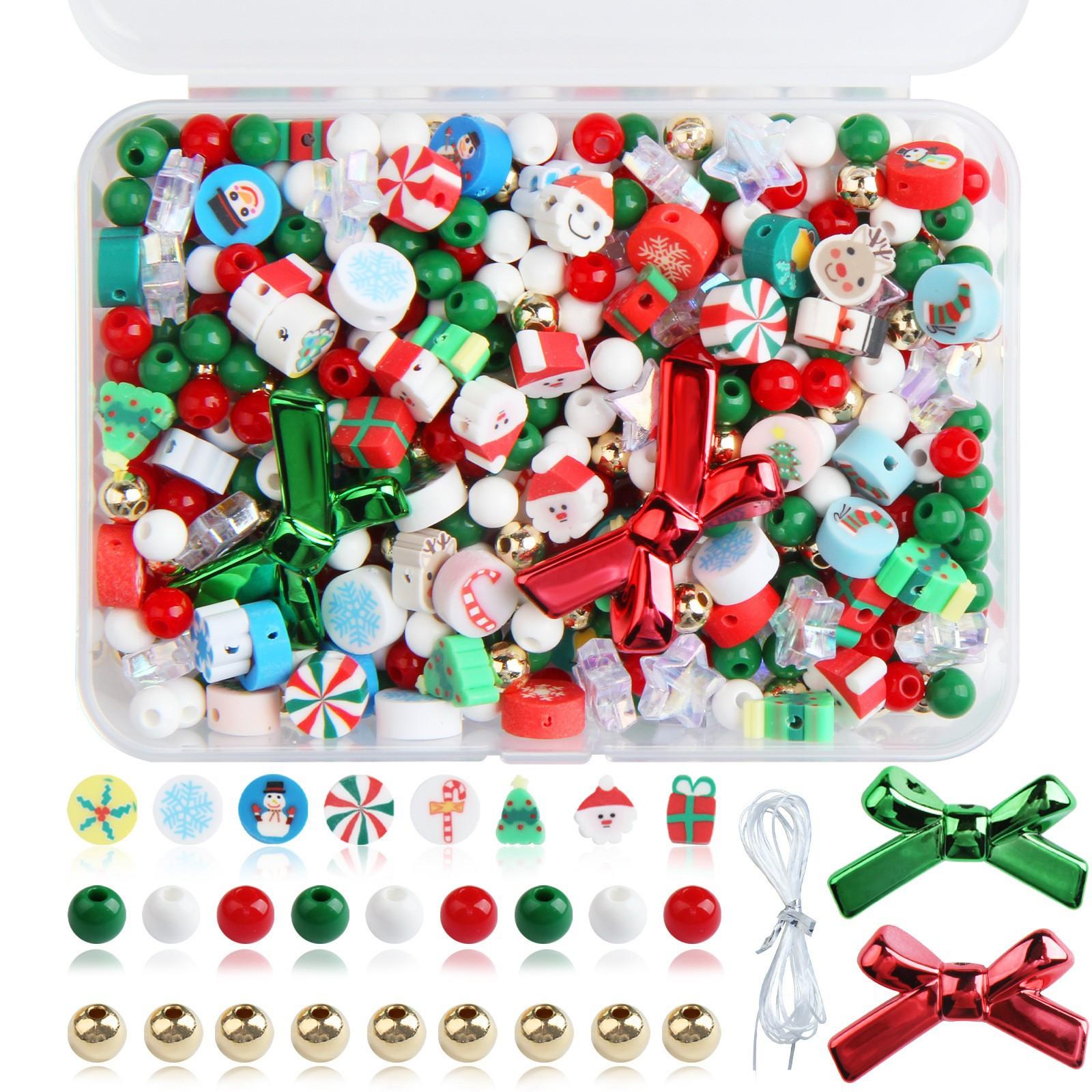 

Christmas Accessories Diy Jewelry Accessories Set Box Beaded Material Pack Jewelry Bracelet Making Kit