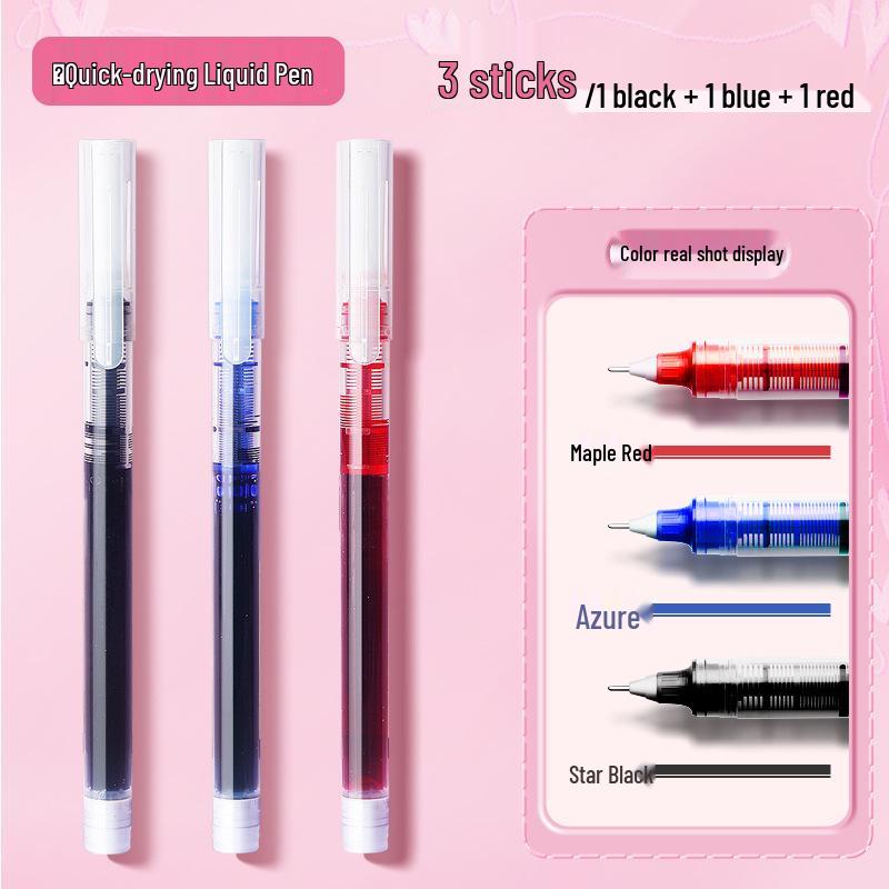 

Deli Quick-Drying Neutral Rollerball Pen - Large Capacity for Note-Taking 0.5mm