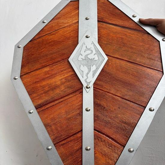 60.96 cm Medieval Handmade Wooden Templar Shield Heater Shield Best Gift