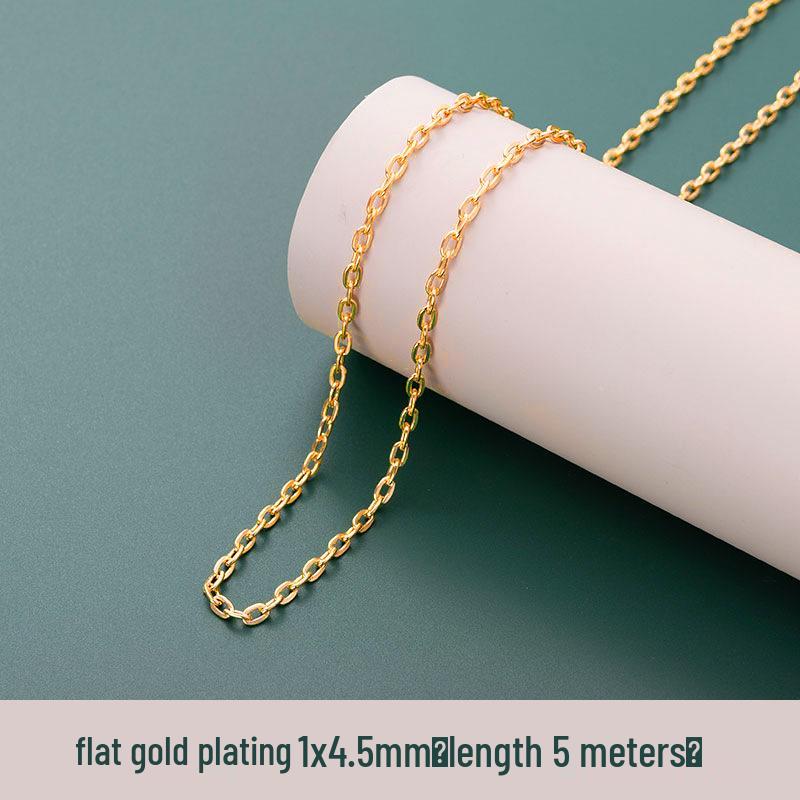 

5м Железная Цепочка Крест - Плоская Овальная Звеньевая Цепочка Ожерелье и Сумка DIY Ювелирные Аксессуары