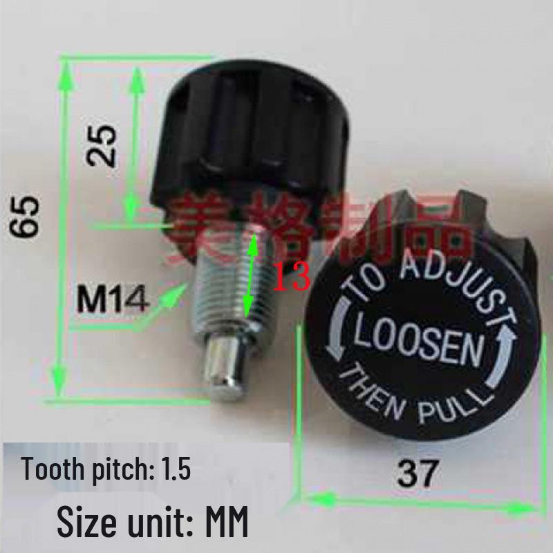 Rotating Pull Pin Knob for Dynamic Bike Equipment