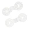 100pcs Shade Cloth Plastic Clips Round Fixing Clips for Greenhouse Outdoor Garden Anti Bird Netting Agricultural