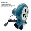 High Efficiency Outdoor Barbecue 48V 80W Metal Air Blower for Campfire Popcorn Maker Outdoor Cooking Tricycle Compatible