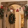 10Pcs Santa Claus Christmas Hanging Ornaments DIY Wall Party Holiday Decorations  New Year
