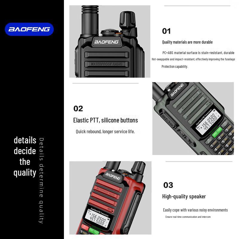 Baofeng UV-9R High Power Waterproof Walkie Talkie (CN Version)