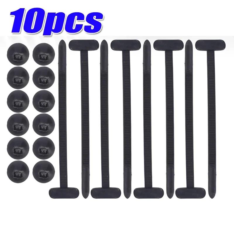 1-100pcs Nylon Cable Tie Buckle Pin Button Zip Ties Universal Self-Locking Fixed Tie Wires Fastening Straps Retainer Accessories