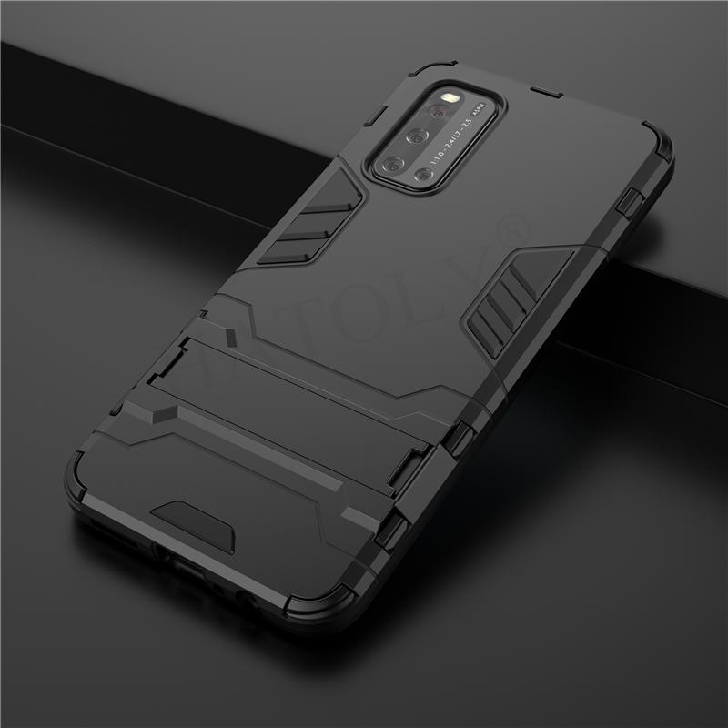 Für Vivo V19 Hülle Abdeckung Für Vivo V17 V15 V11 Pro Magnetischer Ringhalter Silikon Panzer Handy Bumper Rückseite Abdeckung Hülle Für Vivo V19