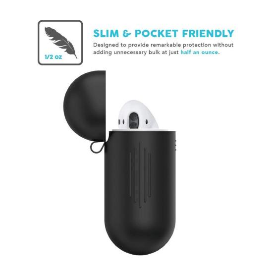 Shockproof Soft Silicone Protector Case Cover Shield for Apple AirPods Earphones