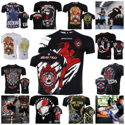 Summer Muay Thai Graphic Men Women Kids Fashion Streetwear Sports T-shirts Unisex Gym Clothing Short Sleeves