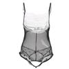 Sex Bunny Uniform Transparent Suspender Lace Open Gear Free Temptation Hot Tease Pajama Dress